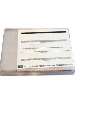 Stampin' Up! Two-Step Stampin' Perfect Plaids Stamp Set -